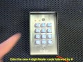 DC60SS Access Control Keypad - Changing the Master code
