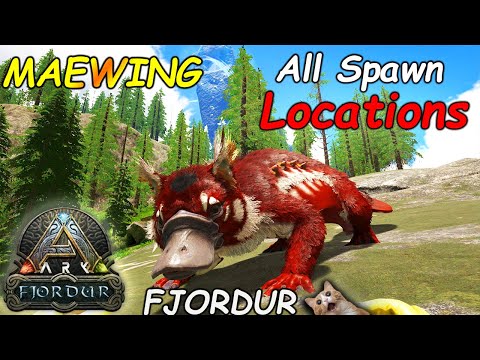How to EASILY Find a Maewing on ARK Fjordur | BEST Maewing Spawn locations