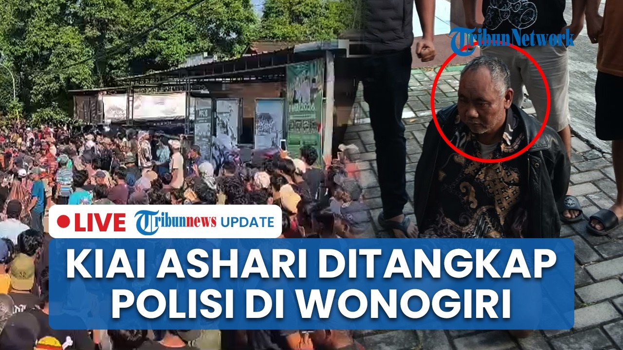 LIVE: Kiai Ashari yang Jadi Tersangka Pencabulan Santriwati Ditangkap seusai Menghilang