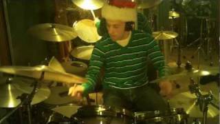 Run Rudolph Run Drum Cover - Brian Setzer - 1080p HD