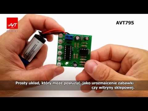 AVT795 - Biegnące światełko