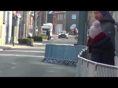 Nolan Huysmans sprint for the second place in Staden (different camara angle) - first race as junior