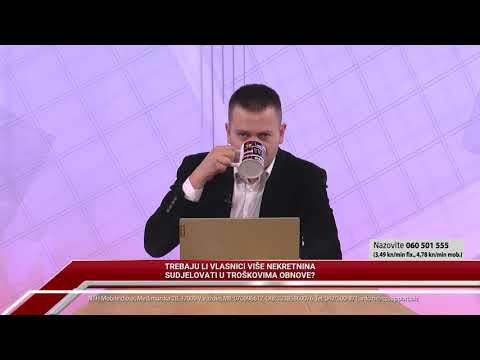 TV REPLIKA 19.01.2021. - TREBAJU LI VLASNICI VIŠE NEKRETNINA SUDJELOVATI U TROŠKOVIMA OBNOVE?