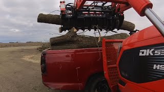 Will this hydraulic quick attach work combined with a grapple?  Watch and find out!