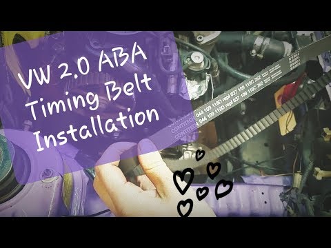 VW ABA 2.0 Timing Belt & Water Pump Replacement pt 2: Installation!