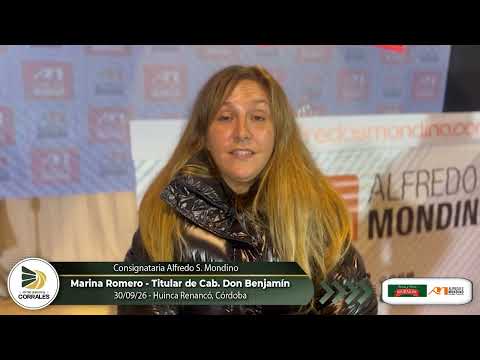30-09-26 - Marina Romero - Titular de Cabaña Don Benjamín - Huinca Renancó, Córdoba