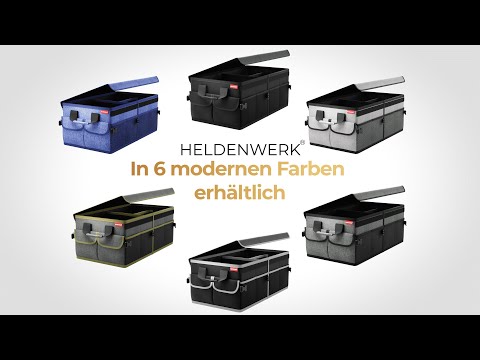 Heldenwerk Kofferraumtasche groß - rutschfest und mit doppelten Böden
