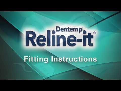 Dentemp Reline-it Instructions for Relining Dentures
