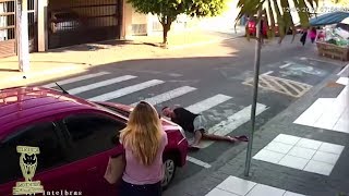 Mama Bear Makes Robber Take Room Temperature Challenge | Active Self Protection