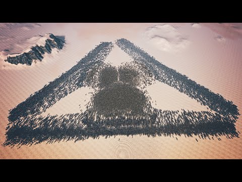 10,000 Wolverine Stuck Between 20,000 Heroes | Ultimate Epic Battle Simulator | UEBS