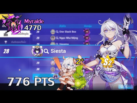 [SEA HI3] HoFi S2 & HoO S2 Nirvana Abyss 477D ( 776 pts ) (IMG DMG) Kiana elf 2* Husk Mysticism Boss