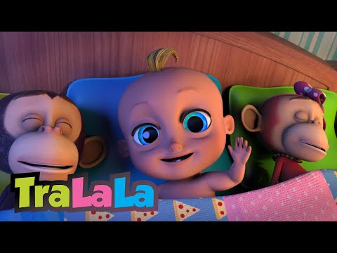 Zece maimuțele ( Ten in a bed )  + Cântecul cercetașilor 🤩 60 MIN Cântece pentru copii - TraLaLa