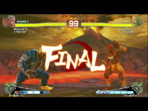 SSF4: Wildcat (Hakan) VS daraui (Dhalsim)