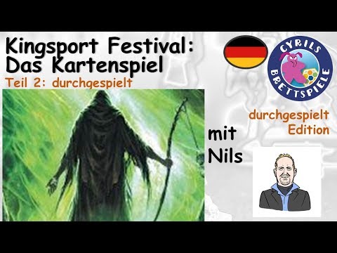 Cyrils Brettspiele - Kingsport Festival CG Brettspiel (S143E02) - Das Kartenspiel