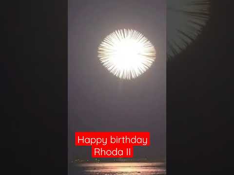 Happy birthday Rhoda II