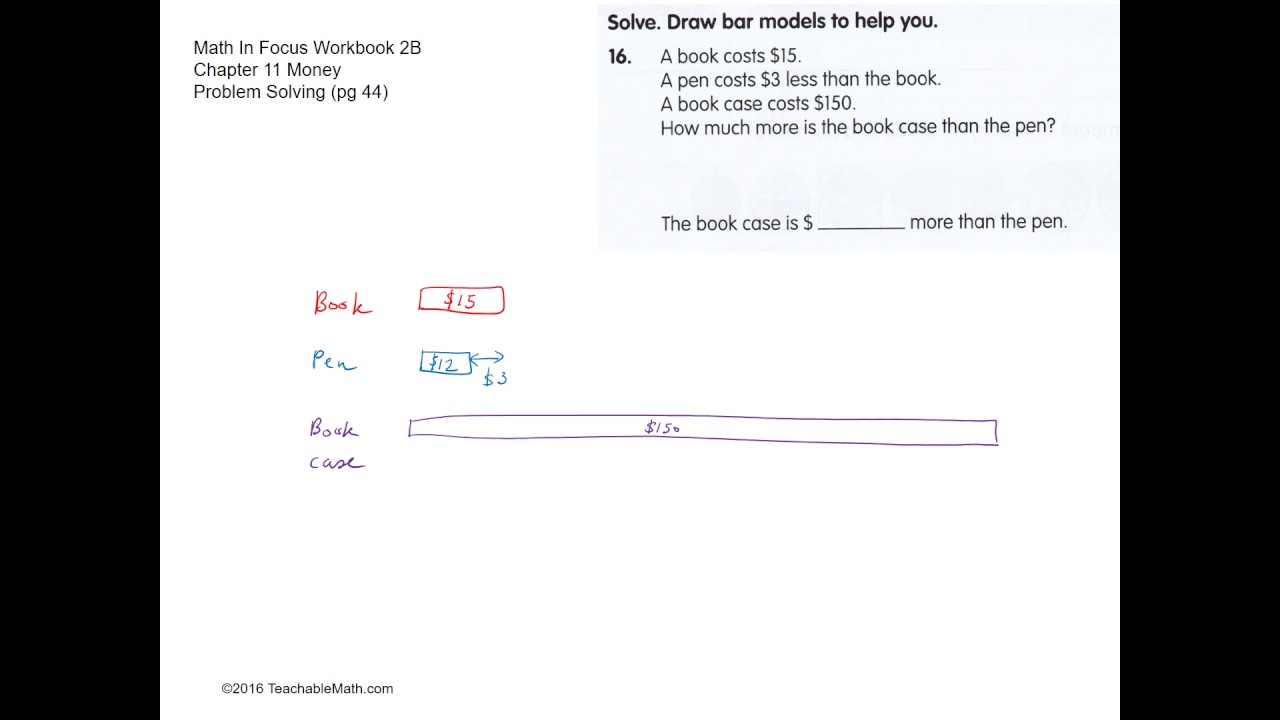 MIF Workbook 2B Solutions Chapter 11 Money Problem Solving (pg 44)