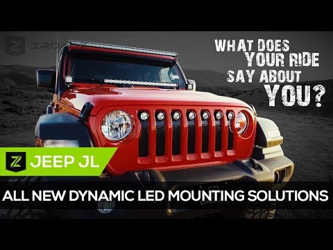 Jeep Wrangler JL LED Mounting Solutions from ZROADZ