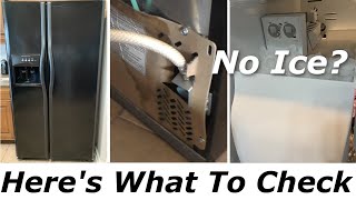 How to Fix a Frigidaire Gallery Refrigerator that Wont Make Ice