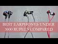 Best Earphones Under 3K Compared AudioTechnica ATH CLR 100 Vs Sennheiser CX 3 00 Vs Sony MDRXB 50