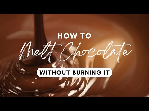 How to Melt Chocolate (without Burning It) 2 Different Methods | No lumps