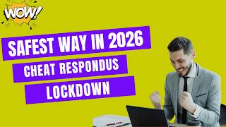 BEST way to cheat Lockdown Browser in 2026! SECRET METHOD OF 2026