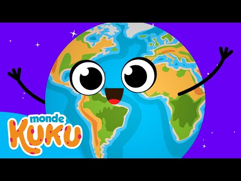 Les continents pour les enfants - Monde Kuku