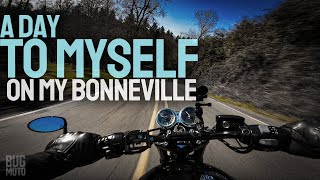 On my Triumph Bonneville: The Ride and the Road