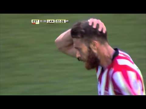 Schunke no supo definir. Estudiantes 0 - Lanús 0. Fecha 1. Primera División 2016.