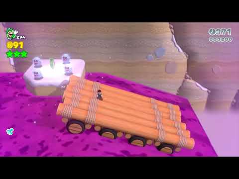 Super Mario 3D World (Switch) 9-8 Itemless Speedrun - Time: 50