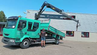 بيع شاحنة قلابة Renault Midlum 220 DCI Hiab 9TM Kraan, Crane, Kran -Dubbele cabine, Crew - صورة 4 | Autoline LY شاحنة قلابة Renault Midlum 220 DCI Hiab 9TM Kraan, Crane, Kran -Dubbele cabine, Crew | صورة 4 - Autoline