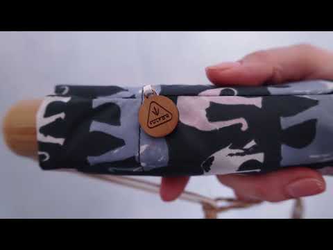 Відео огляд Жіноча парасолька Fulton L918 Eco Planet UV Marching Elephants (Слони)