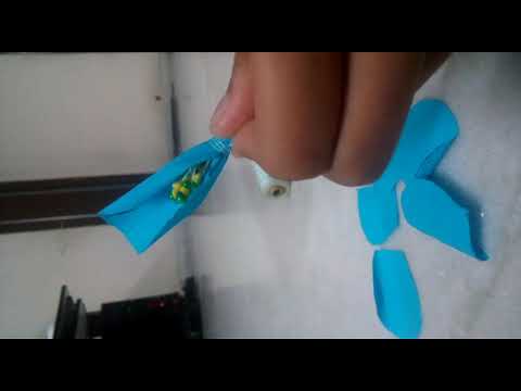 DIY paper flowers with duplex paper