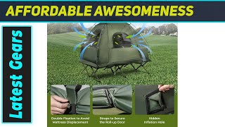 LDAILY Camping Tent Cot: Amazing 5-in-1 Elevated Comfort!