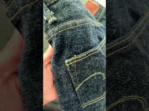 Oni 20oz “Secret Denim” Dark Indigo #oni #selvedgedenim #secret #denim #fades
