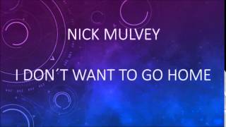 Nick Mulvey - I Don't Want To Go Home (Official Lyric Video)