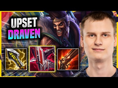 UPSET IS INSANE WITH DRAVEN! - FNC Upset Plays Draven ADC vs Senna! | Preseason 2022