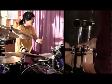 Ninja Nins - HIT LIKE A GIRL 2012 - Complex City (Drum Cover) - Frank Corniola