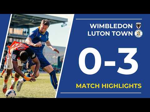 AFC Association Football Club Wimbledon Londra 0-3...