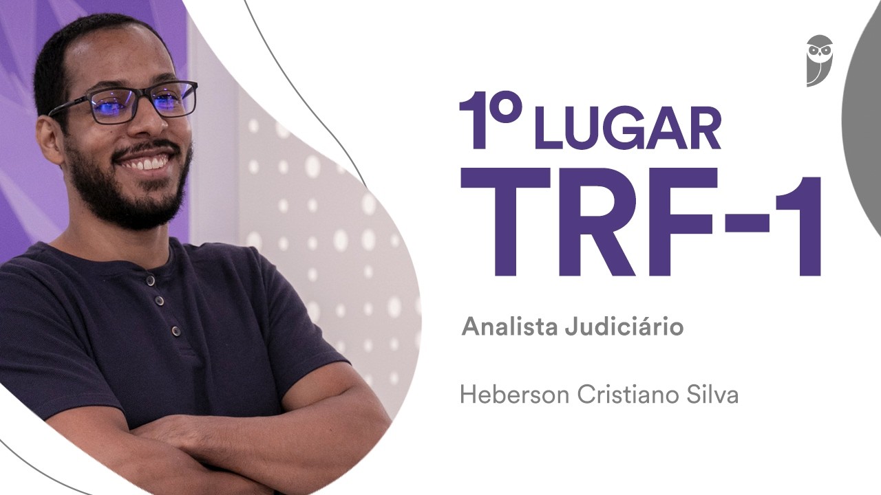 Baile dos Primeiros: Heberson Cristiano, 1º lugar para Analista Judiciário no Concurso TRF 1