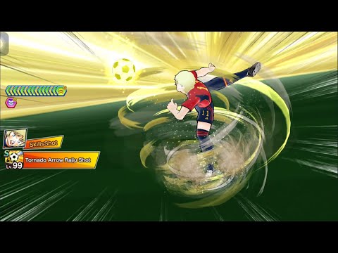 New Special Skill Michael : Tornado Arrow Raiju Shot! Captain Tsubasa Dream Team