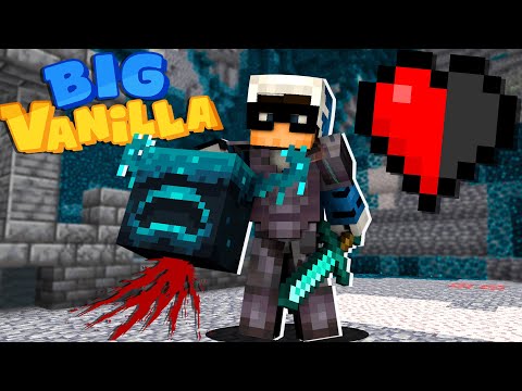 HO UCCISO IL WARDEN CON MEZZO CUORE NELLA BIG VANILLA 2 - MINECRAFT