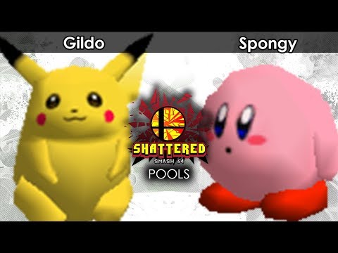Smash 64: Gildo (Pikachu) V Spongy (Kirby) - Shattered 76 Tournament SSB64