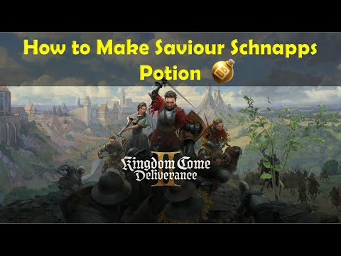 Kingdom Come Deliverance 2 How to make Saviour Schnapps Potion | Saviour Schnapps Recipe
