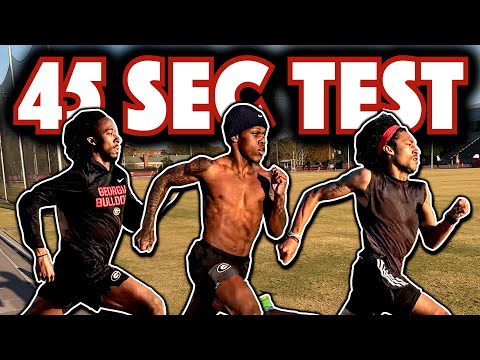 45 Sec All-Out Sprint Test w/ Georgia Men
