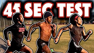 45 Sec All-Out Sprint Test w/ Georgia Men