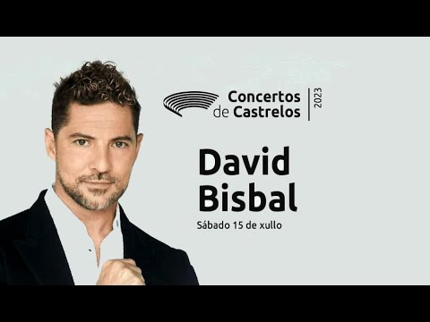 David Bisbal - Lloraré Las Penas, en Concierto Parque de Castrelos Vigo2023
