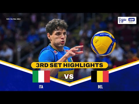 ITALY vs. BELGIUM | SET 3 HIGHLIGHTS | 2025 FIVB MEN’S WORLD CHAMPIONSHIP | SEPT 24, 2025