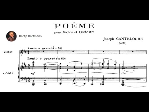 Joseph Canteloube - Poème for Violin and Orchestra (1938)