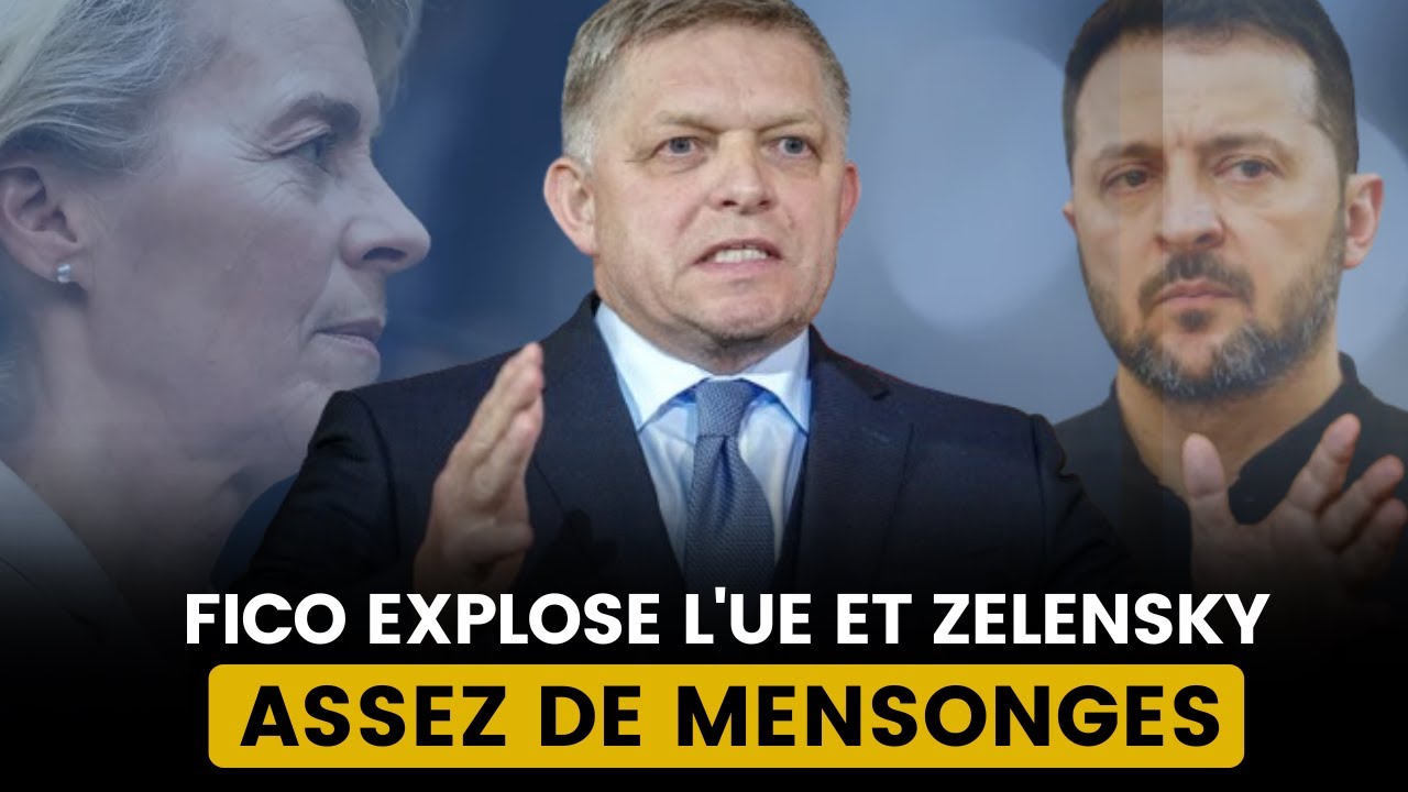 "FICO FUSTIGE L'UE ET ZELENSKY À WASHINGTON : STOP À LA PROPAGANDE, PLACE À LA PAIX !"