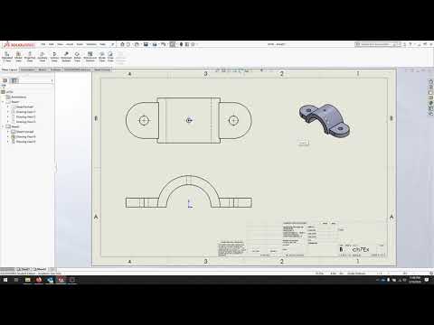 Solidworks 2019 Part Drawing pt. 1